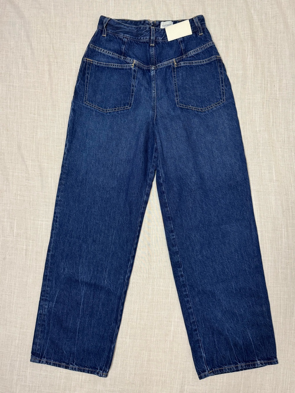 Closed Reversed-X A Better Blue High Rise Straight Leg Jeans 27 NWOT